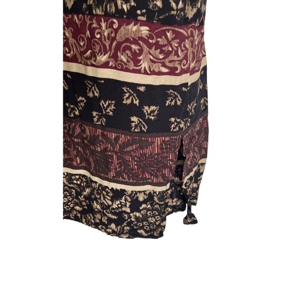 Dodi Fashion Inc. X Large Long Sleeve Rayon Dress Floral Lightweight Multicolor - Picture 4 of 7